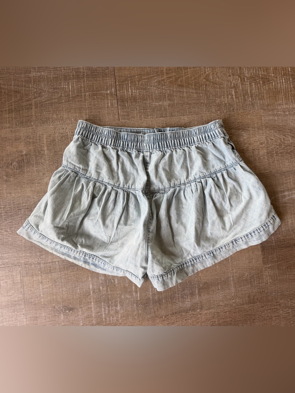 We The Free Free Fleur Denim Shorts in Belle Blue - Picture 9 of 9
